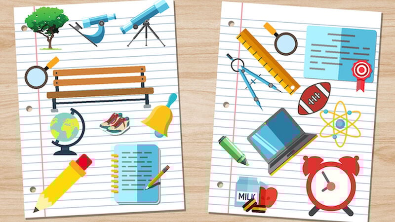 Match It! Back to School